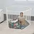 Dreambaby Discovery 6 Laufstall 3-in-1, 6 Paneele, 74cm, XXL Raumteiler (G9447BB)