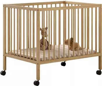 Vipack Dino Laufgitter Buche massiv natur, 3-fach höhenverstellbar, Rollen (DIPP7510)