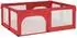 vidaXL Laufstall 2 Türen Oxford-Gewebe rot (10310)