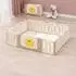 Moni Laufstall Teddy Land faltbar, 160x120cm, beige