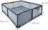 Relaxdays Laufstall 150x150x65cm, 50 Bälle, Oxford-Gewebe, grau (10051358_8118)