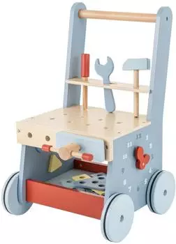 Costway Lauflernwagen 2-in-1 Montessori Holzspielzeug (FY32335DE)