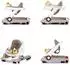 Chipolino Little Explorer 4-in-1 Lauflernwagen mit Musik, beige (PRLE02503BE)