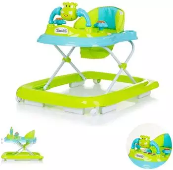 Chipolino Little Cow Lauflernhilfe höhenverstellbar, Musik, Licht, grün (PRLC02302BG)