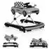 Cangaroo Cabrio Lauflernwagen 2-in-1 Auto-Design, höhenverstellbar, grau/schwarz