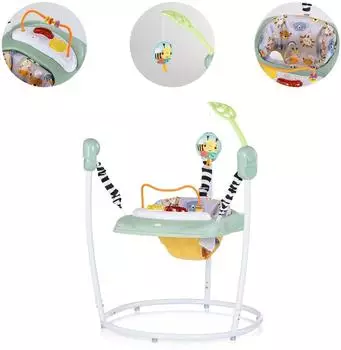 Chipolino Hopser Jumpy Car Hängespielzeug mit Musik & Licht, verstellbar, grün (PRJC02602MI)