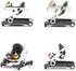 Chipolino Little Explorer 4in1 Lauflernwagen mit Musik, grau (PRLE02501GY)