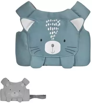 KIKKABOO Babylaufgurt Laufhilfe 3D-Druckdesign, grün, 90cm (31108010083)