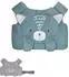 KIKKABOO Babylaufgurt Laufhilfe 3D-Druckdesign, grün, 90cm (31108010083)
