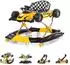 Chipolino Car Racer 4in1 Lauflernwagen, verstellbar, gelb (PRRC02105YE)