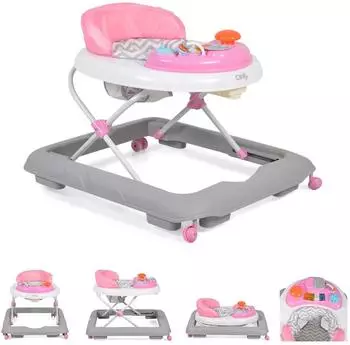 Cangaroo Lauflernwagen Cody höhenverstellbar, Musikfunktion, rosa