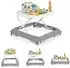 Moni Forest Lauflernhilfe mit Spielcenter, faltbar, grau (112178)