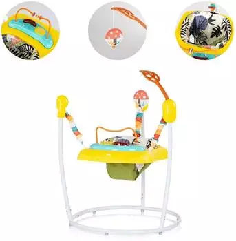 Chipolino Jumpy Car Hängespielzeug mit Musik und Licht, gelb (PRJC02601YE)