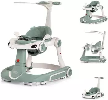 Chipolino Happy Walker 5-in-1 Lauflernhilfe mit Musik und Lichtern, grün (PRHW02502BA)