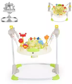Moni Hopser Vista Lauflernwagen mit Spielcenter, Musik, Licht, MP3-Anschluss, beige