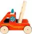 Small Foot Design Lauflernwagen Feuerwehr, Holz, mehrfarbig (12540)