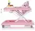 Chipolino Baby Steps Lauflernwagen mit Musik, Spielpanel, rosa