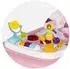 Chipolino Baby Steps Lauflernwagen mit Musik, Spielpanel, rosa