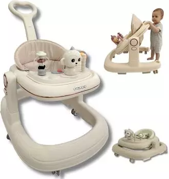 Twinky Babywalker GO 3-in-1 faltbar, cr&egrave;me (GO 3in1)