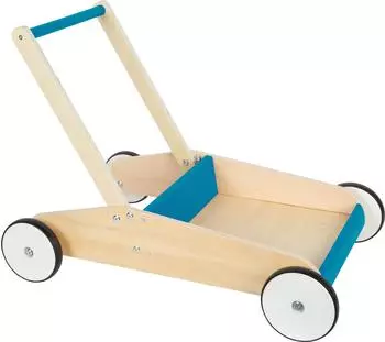 Small Foot Design Lauflernwagen petrolblau, Holz (12611)
