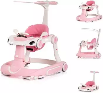 Chipolino Happy Walker Lauflernhilfe 5-in-1, rosa (PRHW02504PI)