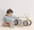 mamatoyz DriveMe Wood Police Rutschauto & Lauflernwagen, Birkenholz, 47x25x34cm (03DWPOL)