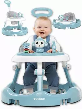 Twinky Lauflernwagen mit Spielset & Bodenmatte, 4-fach verstellbar (TWY01)