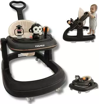 Twinky GO Lauflernhilfe 4-in-1, faltbar, schwarz