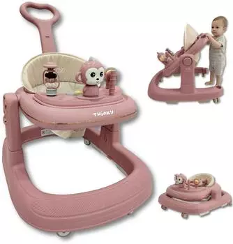 Twinky Lauflernwagen klappbar, 4 Höhenpositionen, mit Spielset (QA1)