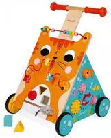 Janod J08005-UNIT, Janod Multi-activities Cat Baby Walker Mehrfarbig 12 Months-3