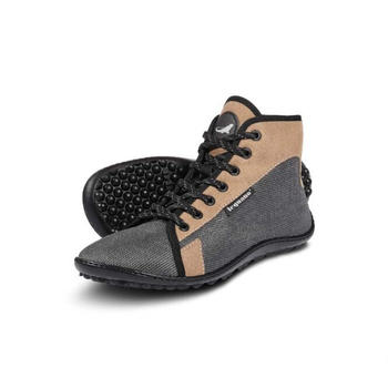 Leguano Jaspar Forester Barfußschuhe leichter Sneaker grau