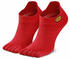 Vibram Niedrige Unisex Socken Athletic No Show S18N04 rot 34-37