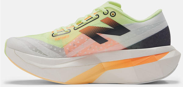 New Balance FuelCell SuperComp Elite v4 Women white/bleached lime glo/hot mango