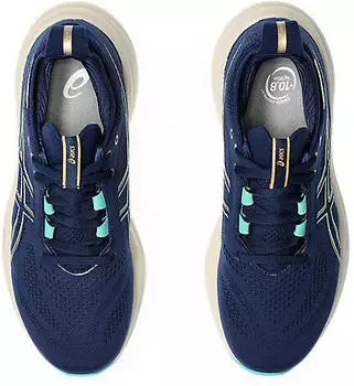 Asics Gel-Nimbus 26 Women blue expanse/aurora green – Leichtgewichtiger Trainer für optimale Performance