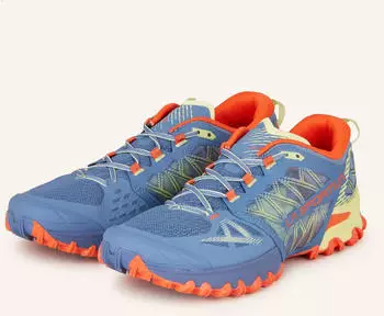 La Sportiva Trailrunning-Schuhe BUSHIDO III blaugrau dunkelorange gelb