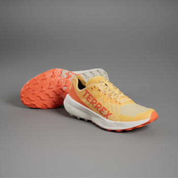 Adidas Terrex Agravic Speed Trailrunning-Schuh semi spark crystal white impact orange