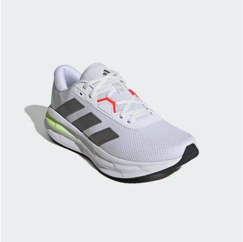 Adidas Galaxy Laufschuh cloud white iron metallic lucid lemon