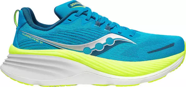 Saucony Hurricane 24 blue/lemon