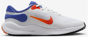 Nike Revolution 7 Big Kids white/astronomy blue/total orange/team orange