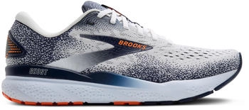 Brooks Ghost 16 (110418-1D-130) white/peacoat/orange