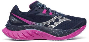 Saucony Endorphin Speed 4 Wettkampfschuh pink dunkelblau