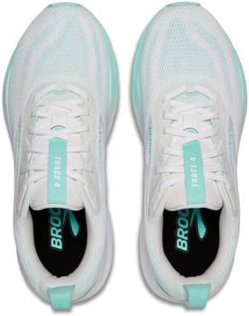 Brooks Trace 4 Laufschuhe bright white limpet schwarz – Adaptive Dämpfung für jeden Laufstil