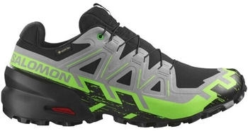 Salomon Speedcross 6 GORE-TEX Trailrunningschuhe grau schwarz gr&uuml;n