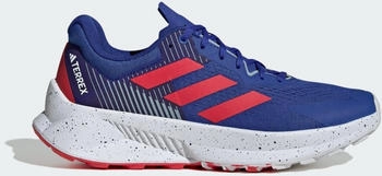 Adidas Soulstride Flow Trailrunning-Schuh dash grey pure ruby semi lucid blue