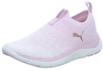 Puma Softride Premier Slip-On Strick-Laufschuhe rose mauve warm white rose gold