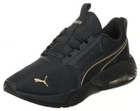 Sneaker PUMA "X-CELL NOVA FS", Damen, Gr. 43, schwarz (puma schwarz, gold), Textil,