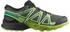 Salomon Speedcross Kinder Trailrunningschuhe dunkelgrau limettengrün