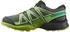 Salomon Speedcross Kinder Trailrunningschuhe dunkelgrau limettengrün