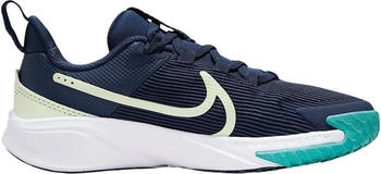 Nike Star Runner 4 Laufschuhe 409 midnight navy volt tint dusty cactus