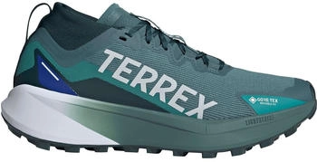 Adidas Terrex Agravic GTX Trail Running Shoes teal weiß blau